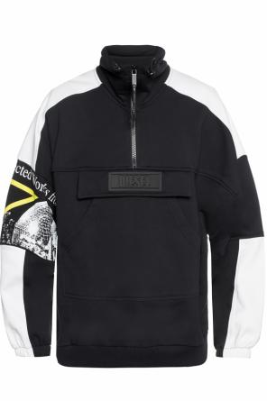 Sweatshirt with sewn-on stripes, zdjęcie 1 Sweatshirt with sewn-on stripes od Diesel